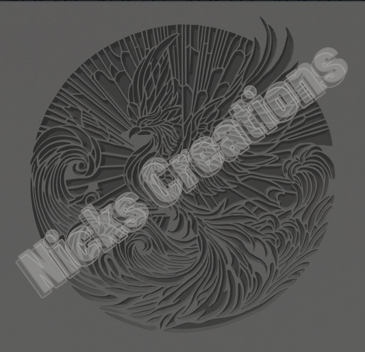Phoenix SVG file. FILE ONLY