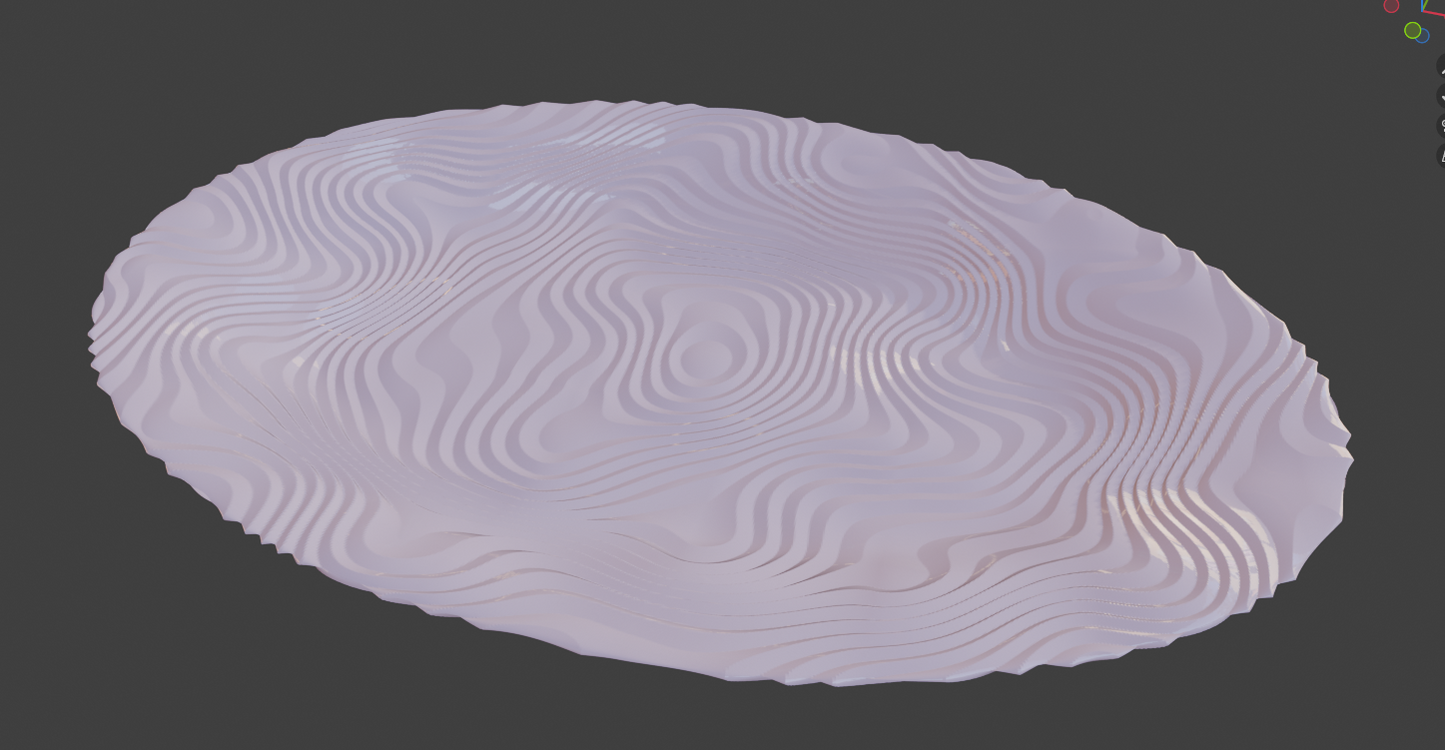 Woodwave Grain Bowl. STL FILE.