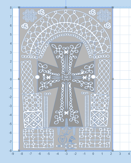 Stone Cross SVG file. FILE ONLY!