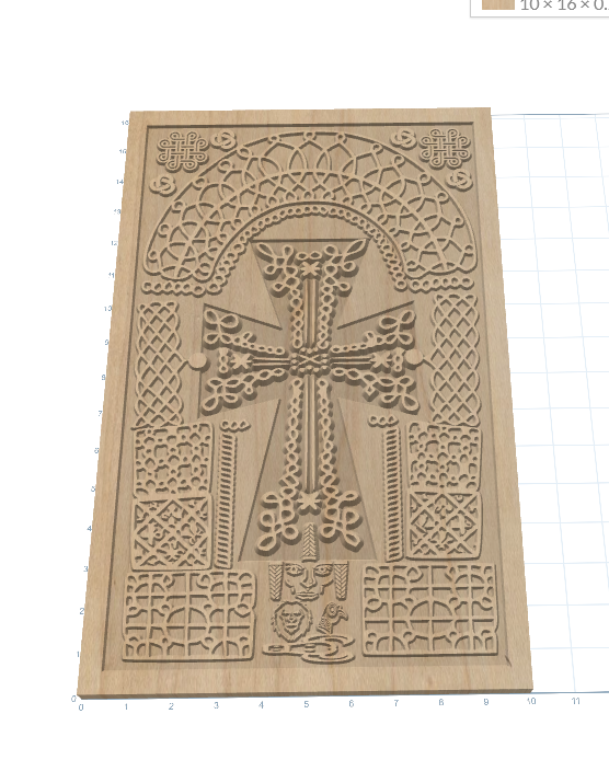 Stone Cross SVG file. FILE ONLY!